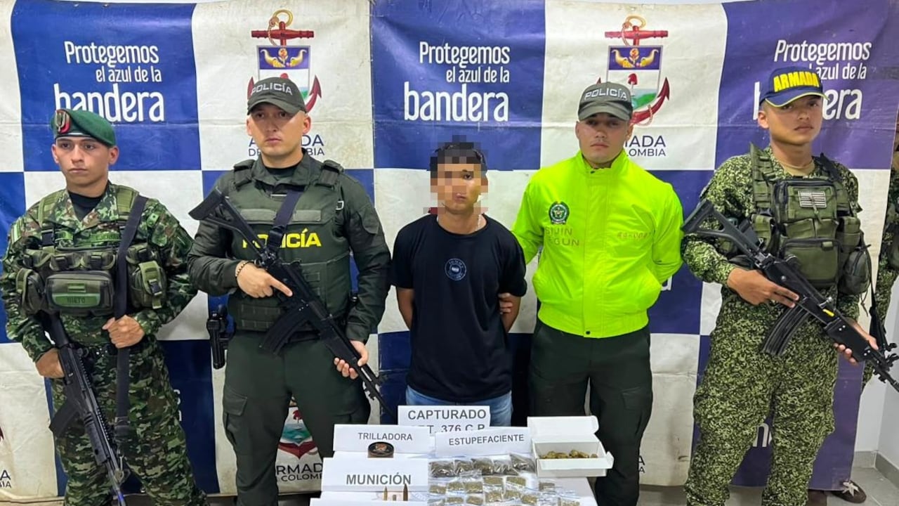 Capturado en operación de las Fuerzas Militares y de la Policía.