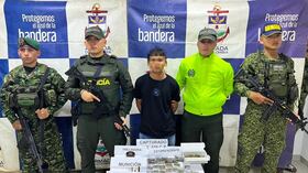 Capturado en operación de las Fuerzas Militares y de la Policía.