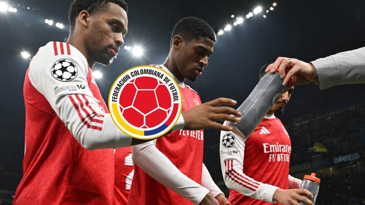 Jurrien Timber y Cristhian Mosquera contra el Inter de Milán.