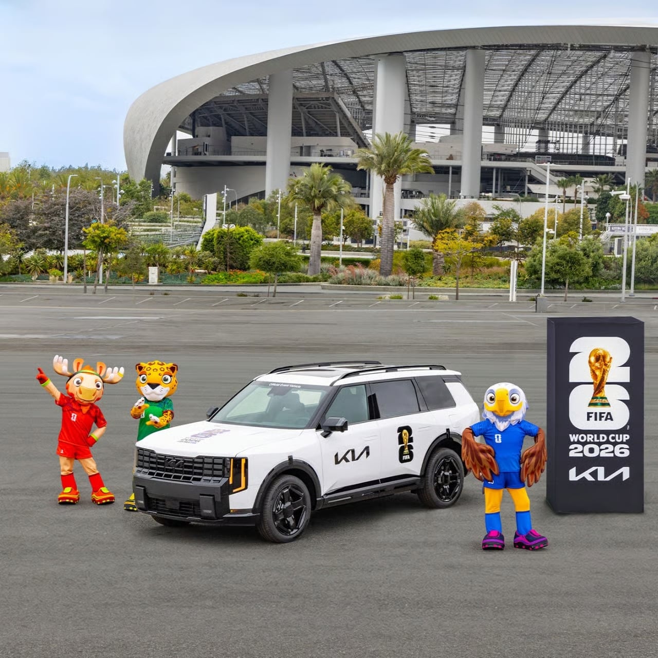 La marca surcoreana KIA desplegará modelos como Telluride, Sportage, Carnival y Sorento para las operaciones logísticas del torneo.
