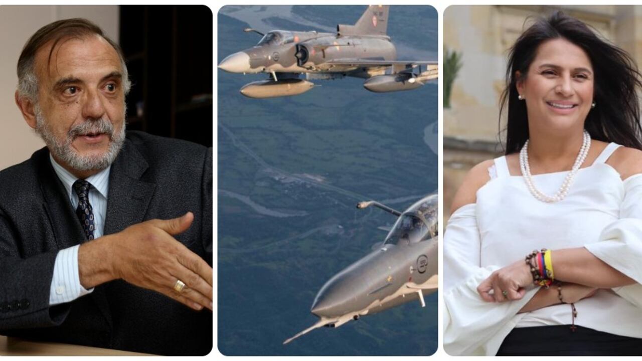 Iván Velásquez, Paola Holguín y su crítica frente a los aviones Kfir.