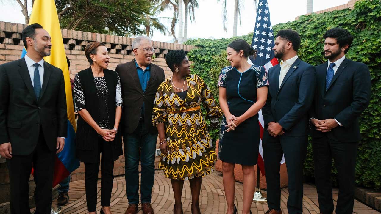 Vicepresidenta Francia Márquez se reunió con la delegación de congresistas de Estados Unidos.