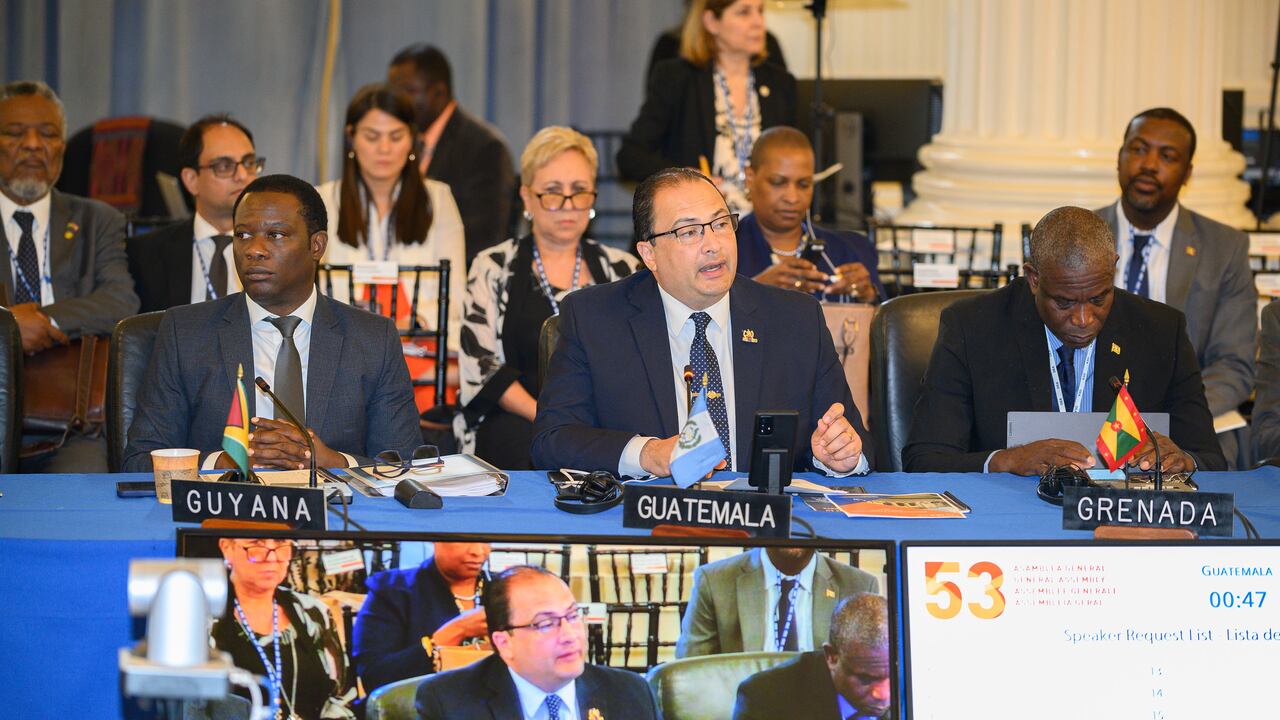 En Washington se está llevando a cabo una nueva versión de la Asamblea General de la OEA con la presencia de diferentes cancilleres de los 33 países miembro