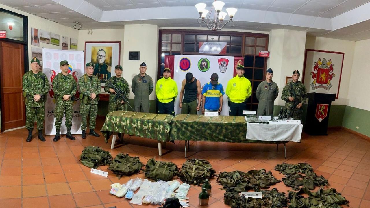 Fuerzas Militares capturan a presuntos integrantes de la Segunda Marquetalia en Putumayo.