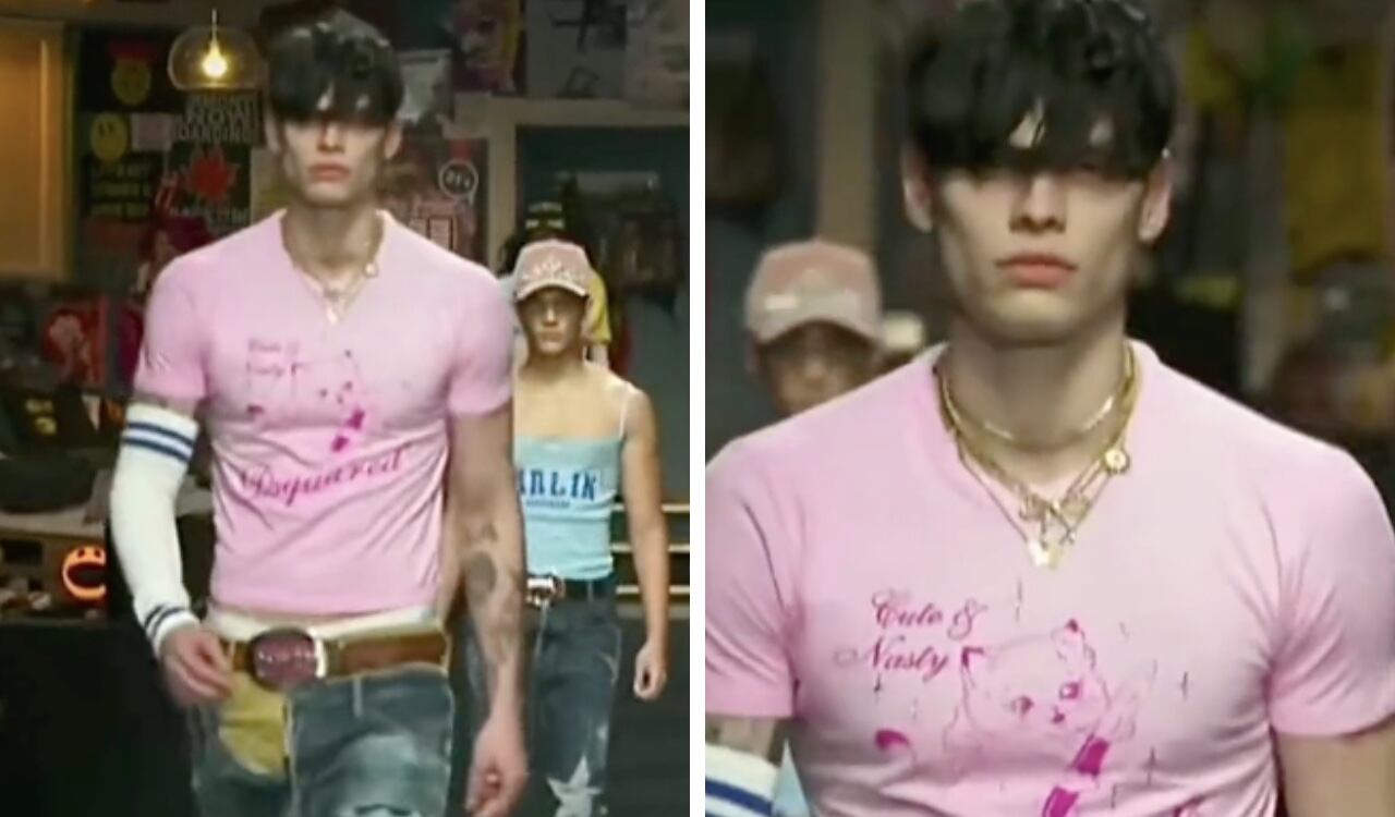 Jean Carlo León de 23 años de edad ya desfila en las pasarelas de Milán y para grandes marcas de ropa.