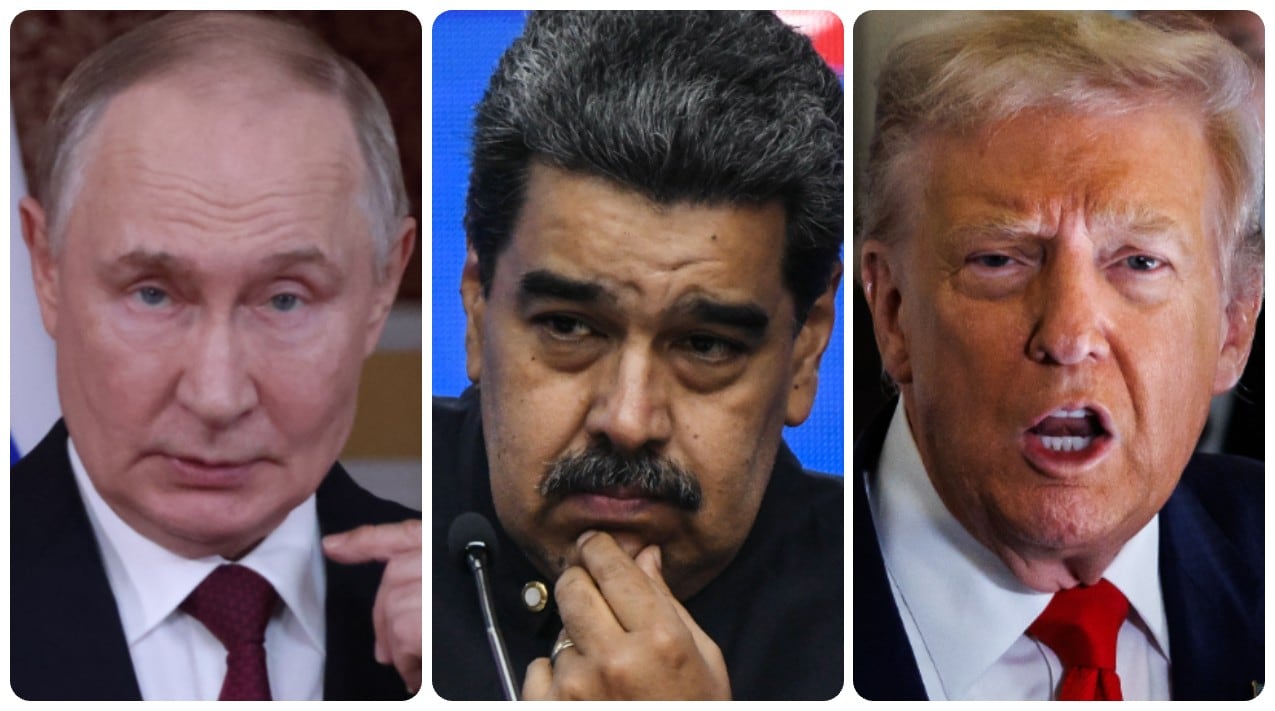 Vladimir Putin, Nicolás Maduro y Donald Trump