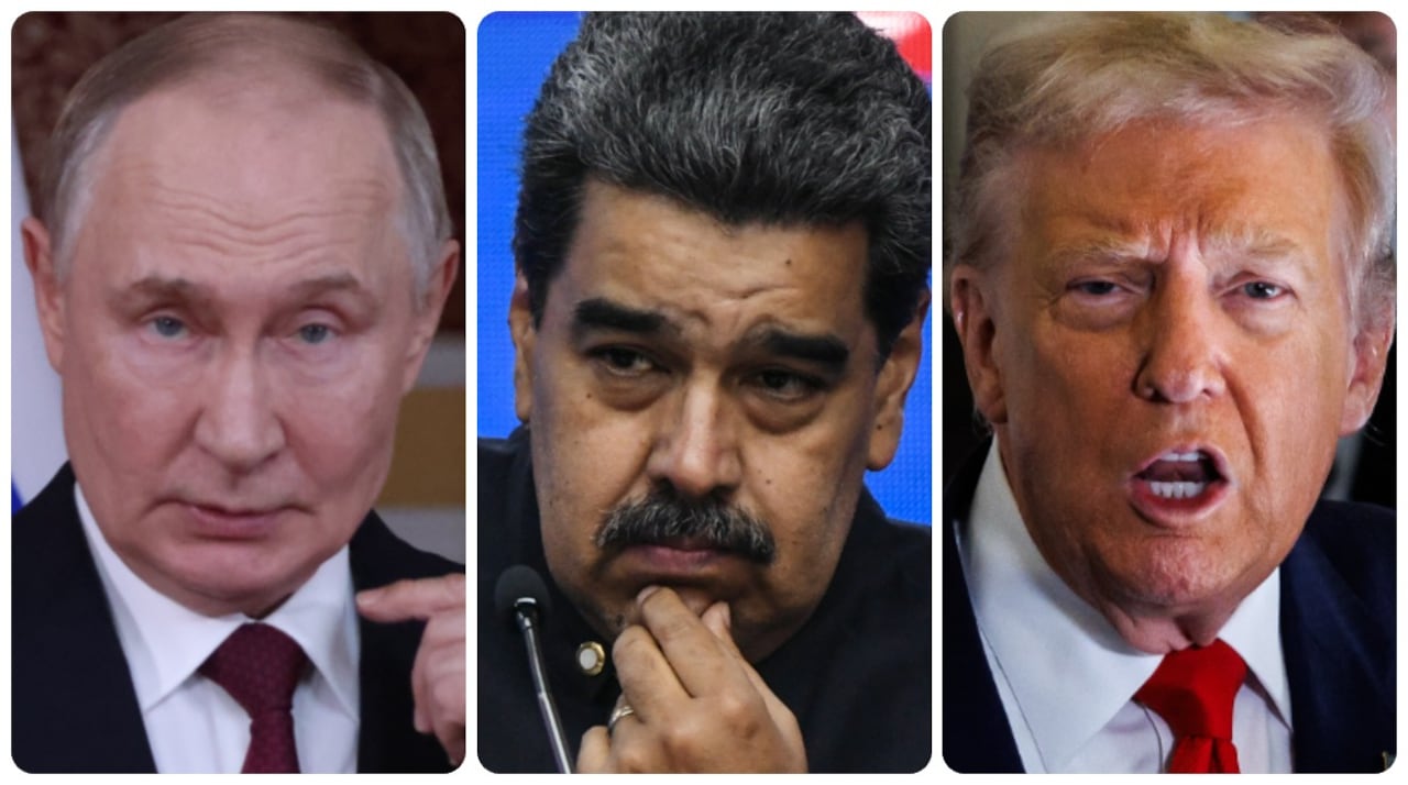 Vladimir Putin, Nicolás Maduro y Donald Trump
