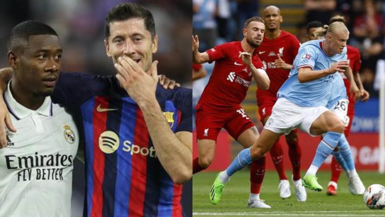 Este domingo 16 de octubre se jugarán dos partidazos del fútbol mundial. Foto: EFE y AFP.