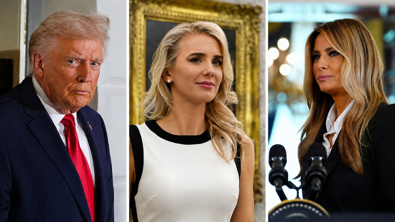 Donald Trump, Natalie Harp y Melania Trump estuvieron en el ojo del huracán por una posible relación extramatrimonial entre el presidente y su asistente más cercana.