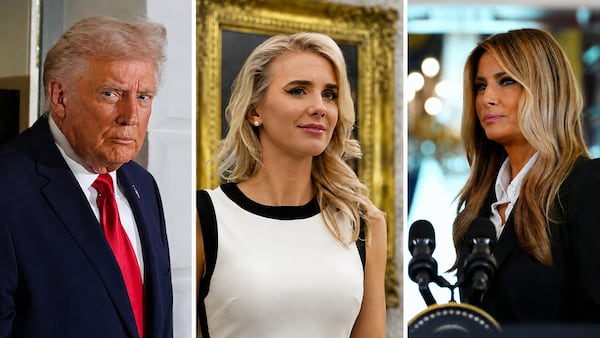Donald Trump, Natalie Harp y Melania Trump estuvieron en el ojo del huracán por una posible relación extramatrimonial entre el presidente y su asistente más cercana.