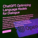 El sitio web de ChatGPT y OpenAI se proyecta para una foto ilustrativa en Gliwice (Polonia), el 21 de febrero de 2023 (Foto de Beata Zawrzel/NurPhoto vía Getty Images)