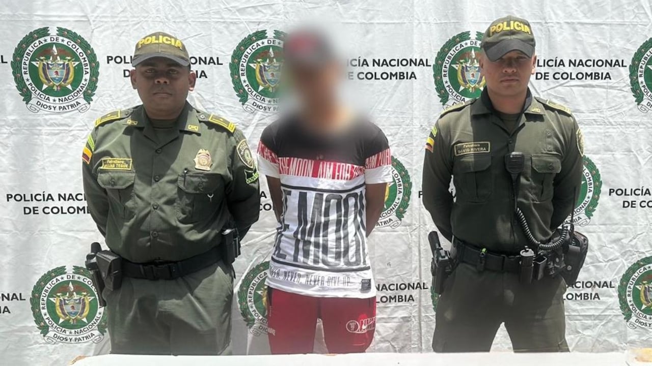 El sujeto fue dejado a disposición de la autoridad competente.