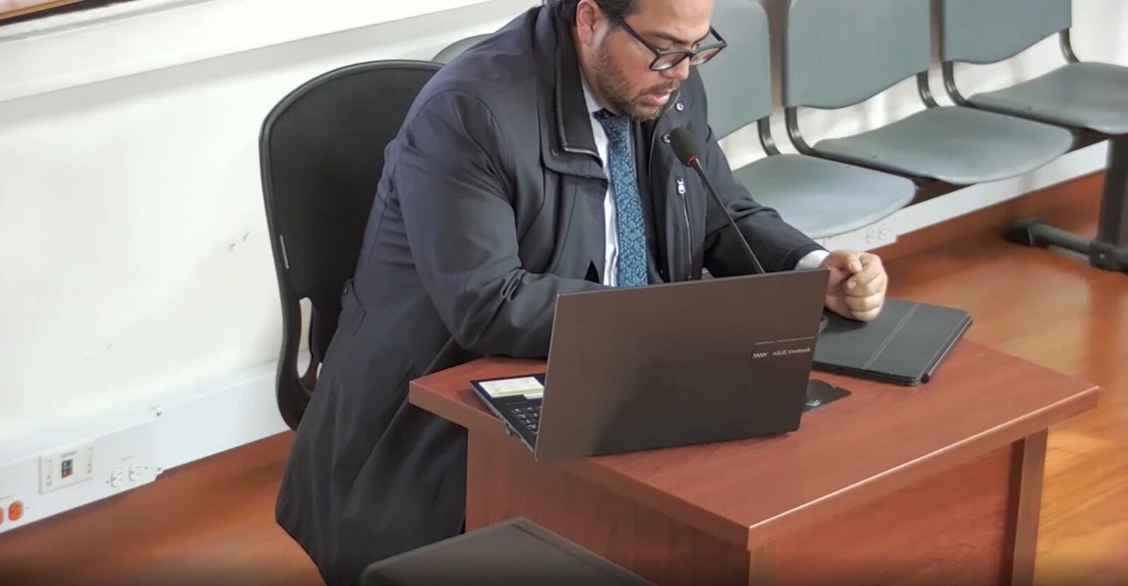 El abogado Alejandro Carranza, abogado de Nicolás Petro.