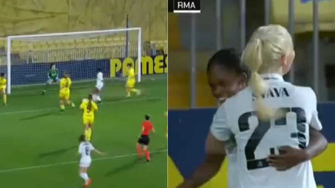 Linda Caicedo marcó su primer gol con Madrid.