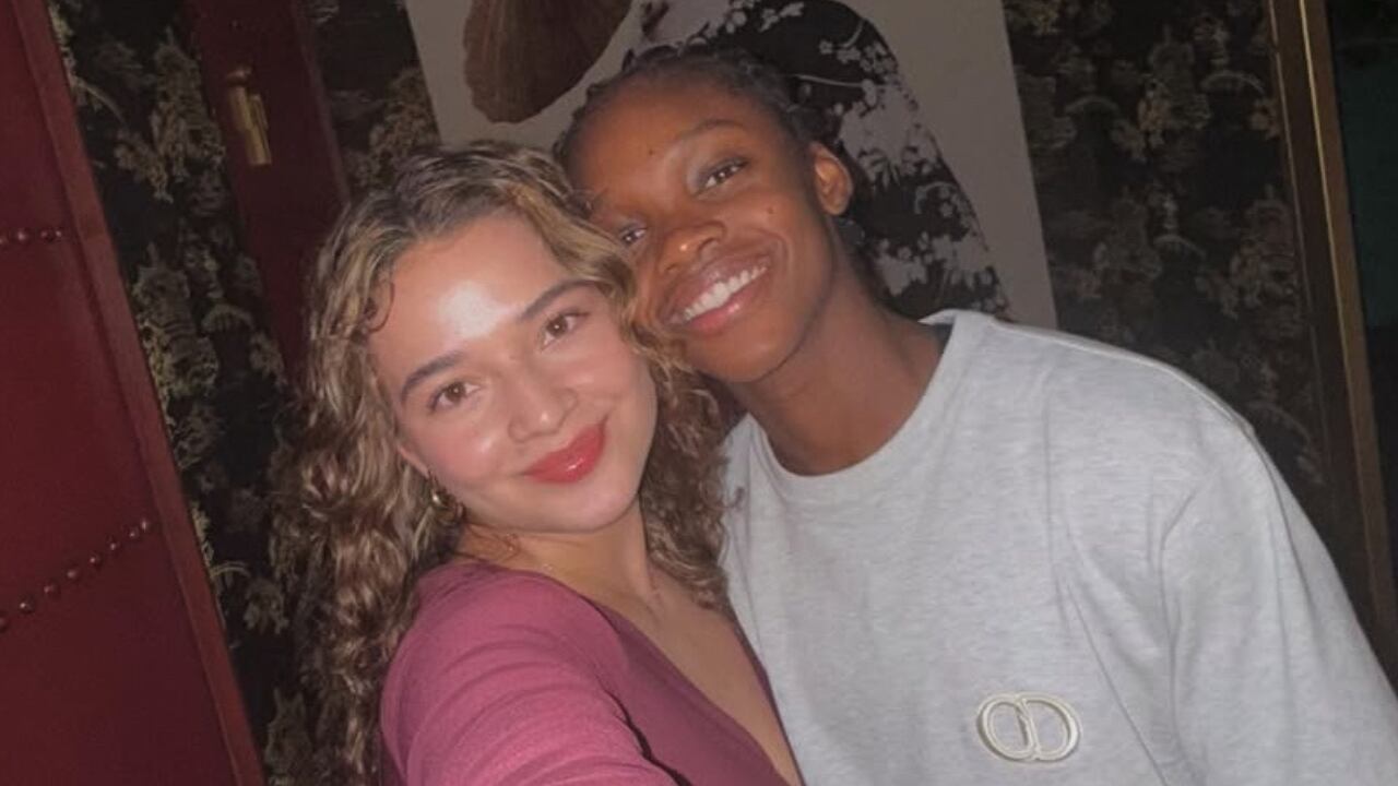 La pareja de la deportista compartió románticas fotos en sus redes sociales.