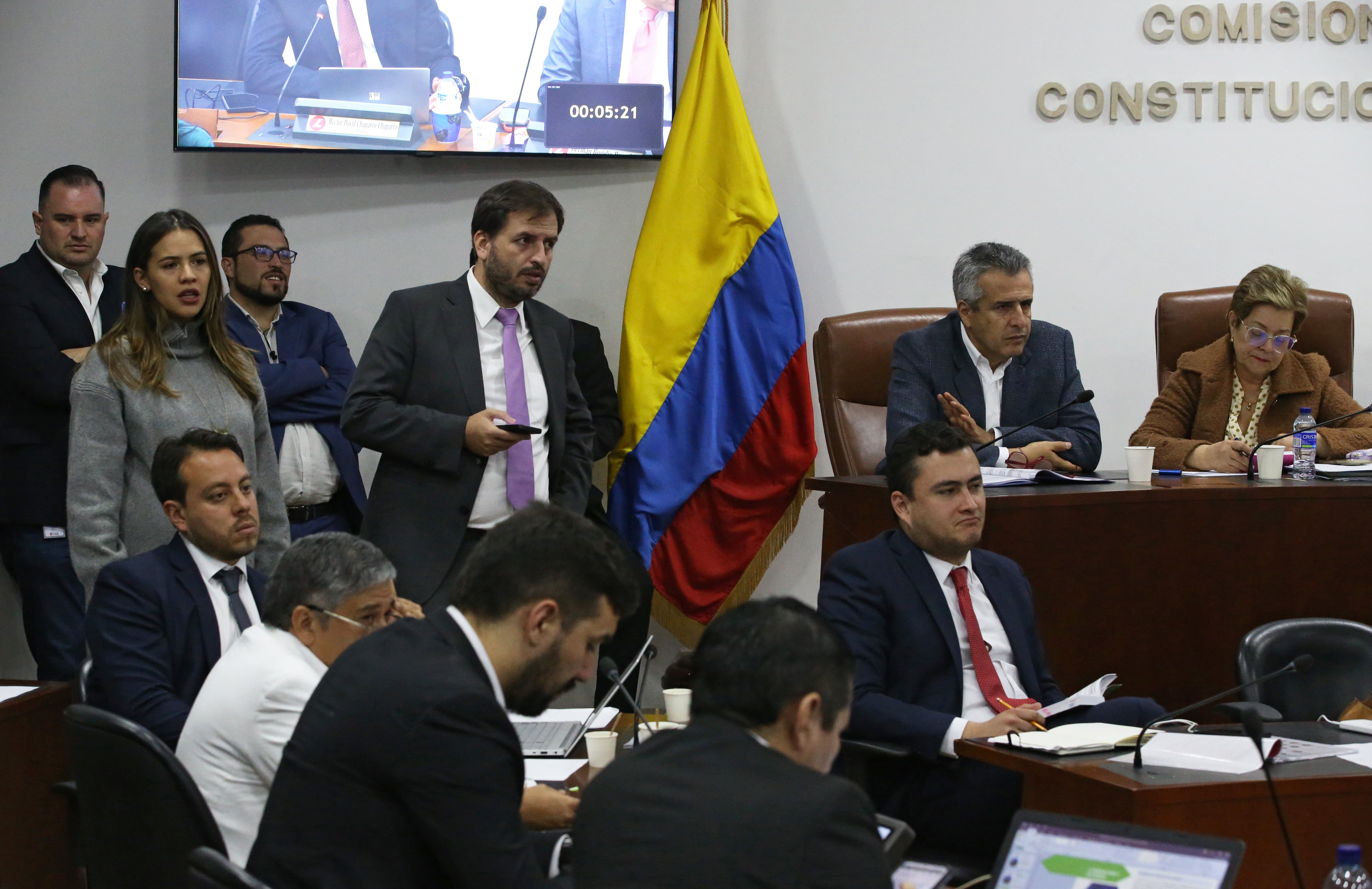 Comisión Séptima de la Cámara de Representantes inició el trámite en tercer debate del proyecto de reforma pensional del Gobierno de Gustavo Petro
Bogota mayo 21 del 2024
Foto Guillermo Torres Reina / Semana
