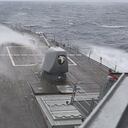 Este es el buque USS Milius que según el Ejército de China ingresó de manera ilegal a su territorio