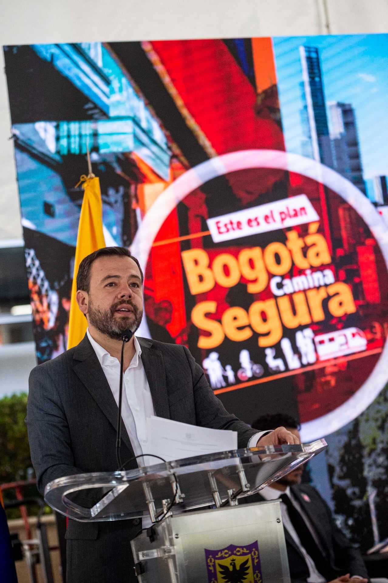 El alcalde Carlos Fernando Galán