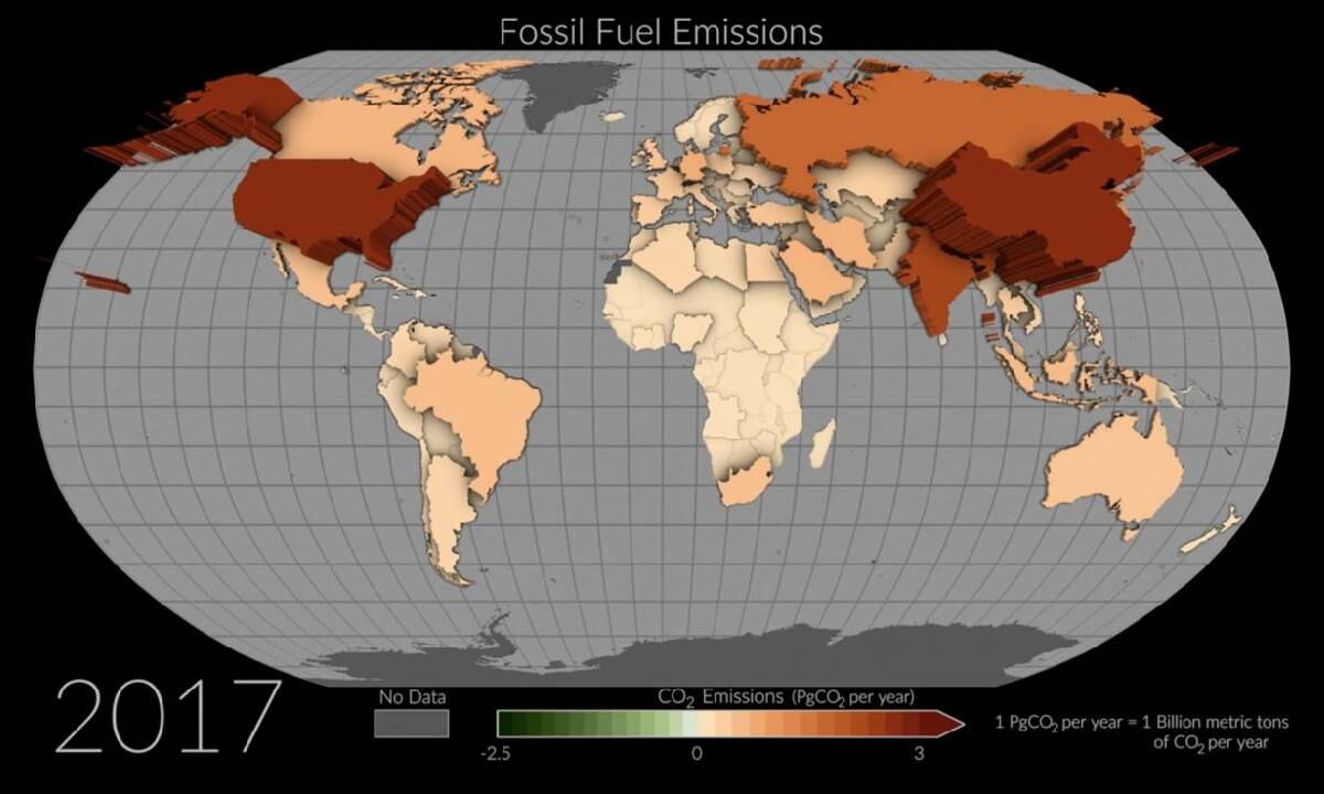 Un proyecto piloto ha estimado las emisiones y remociones de dióxido de carbono en naciones individuales utilizando mediciones satelitales, según la NASA.