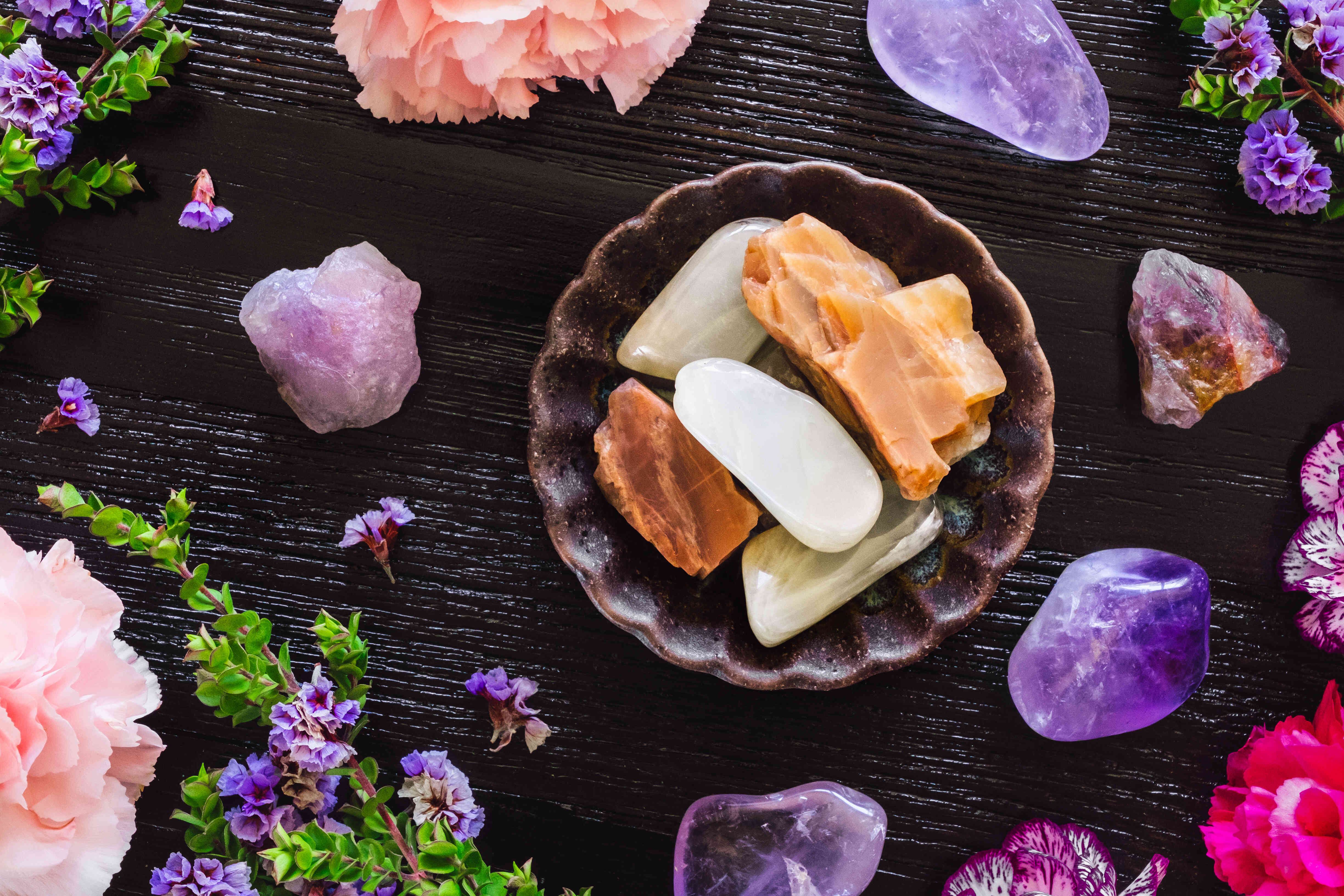 Astrología y cristales. (Getty)