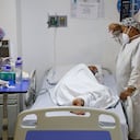 Médicos intensivistas Clinica Juan N Corpas
Localidad de Suba
Bogota enero 12 del 2021
Foto Guillermo Torres Reina / Semana