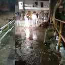 Desbordamiento de quebrada en el municipio de Ciudad Bolívar, Antioquia.