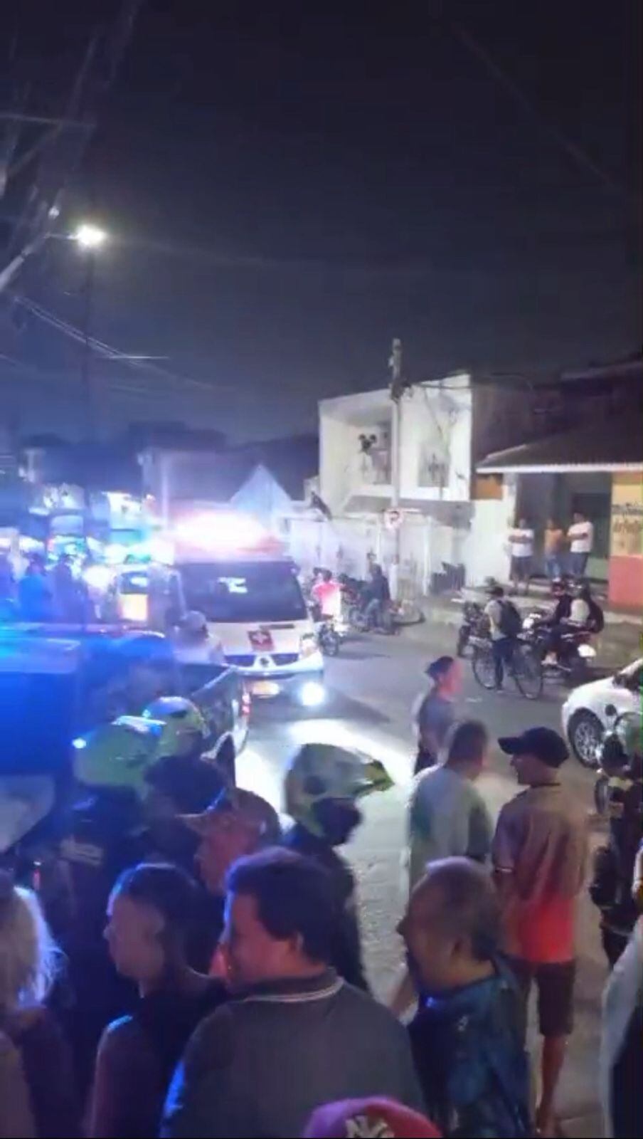 Balacera en el sur de Barranquilla.