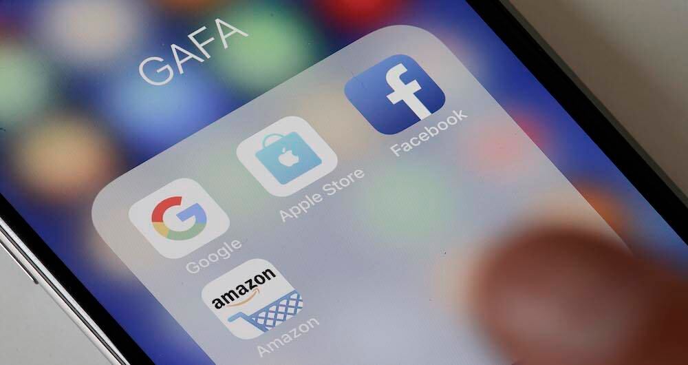 Amazon, Google, Facebook y Apple. Foto: Getty.