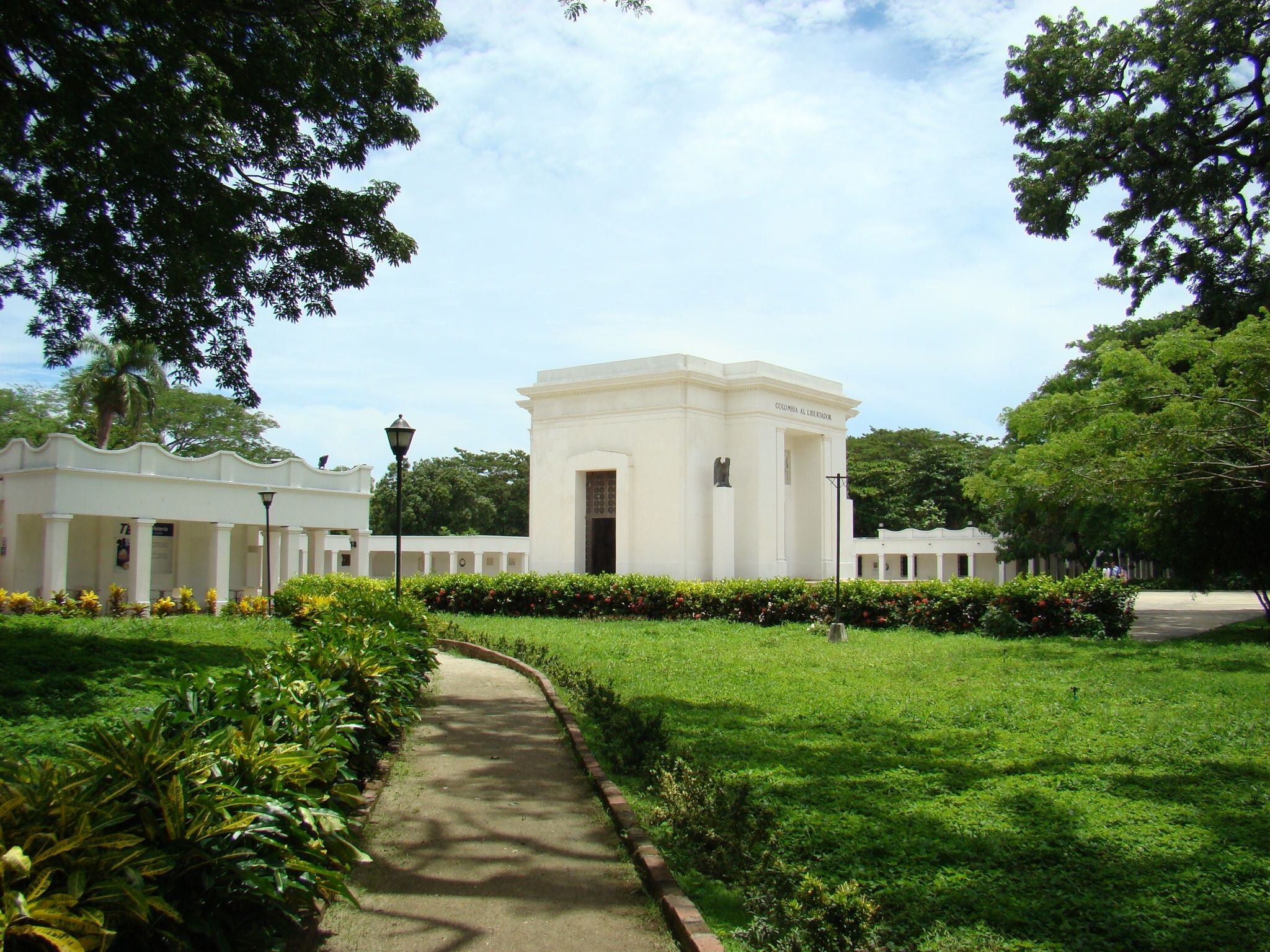 Jardines de la Quinta de San Pedro Alejandrino en Santa Marta.