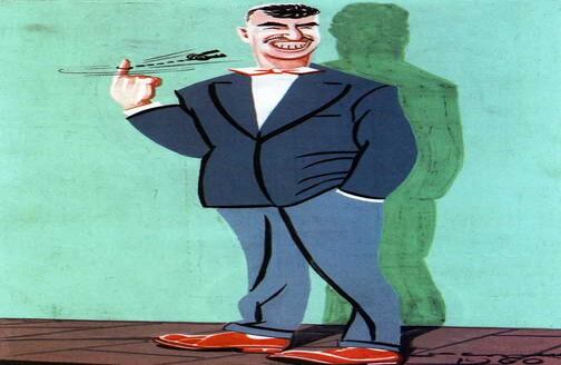 Famosa representación de Ximénez por el caricaturista Lisandro Serrano.