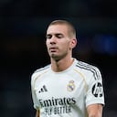 MADRID, SPAIN - MAY 14: Franco Mastantuono of Real Madrid CF looks on during the Spanish League, LaLiga EA Sports, football match played between Real Madrid and Real Oviedo at Bernabeu stadium on May 14, 2026, in Madrid, Spain. (Photo By Dennis Agyeman/Europa Press via Getty Images)