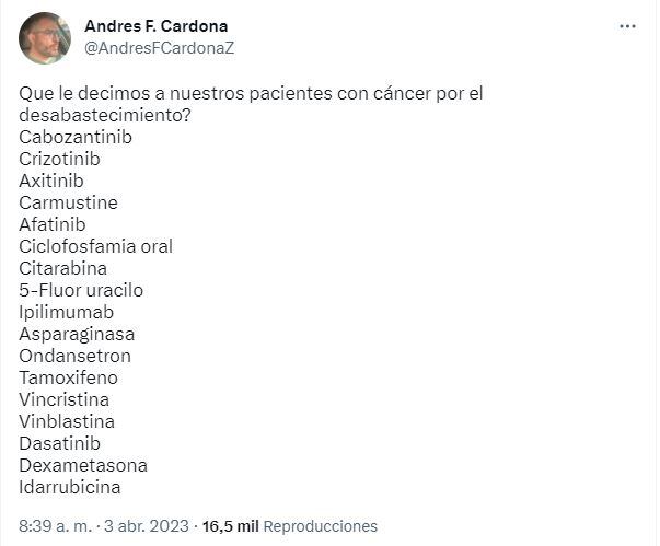 Medicamentos contra el cáncer
