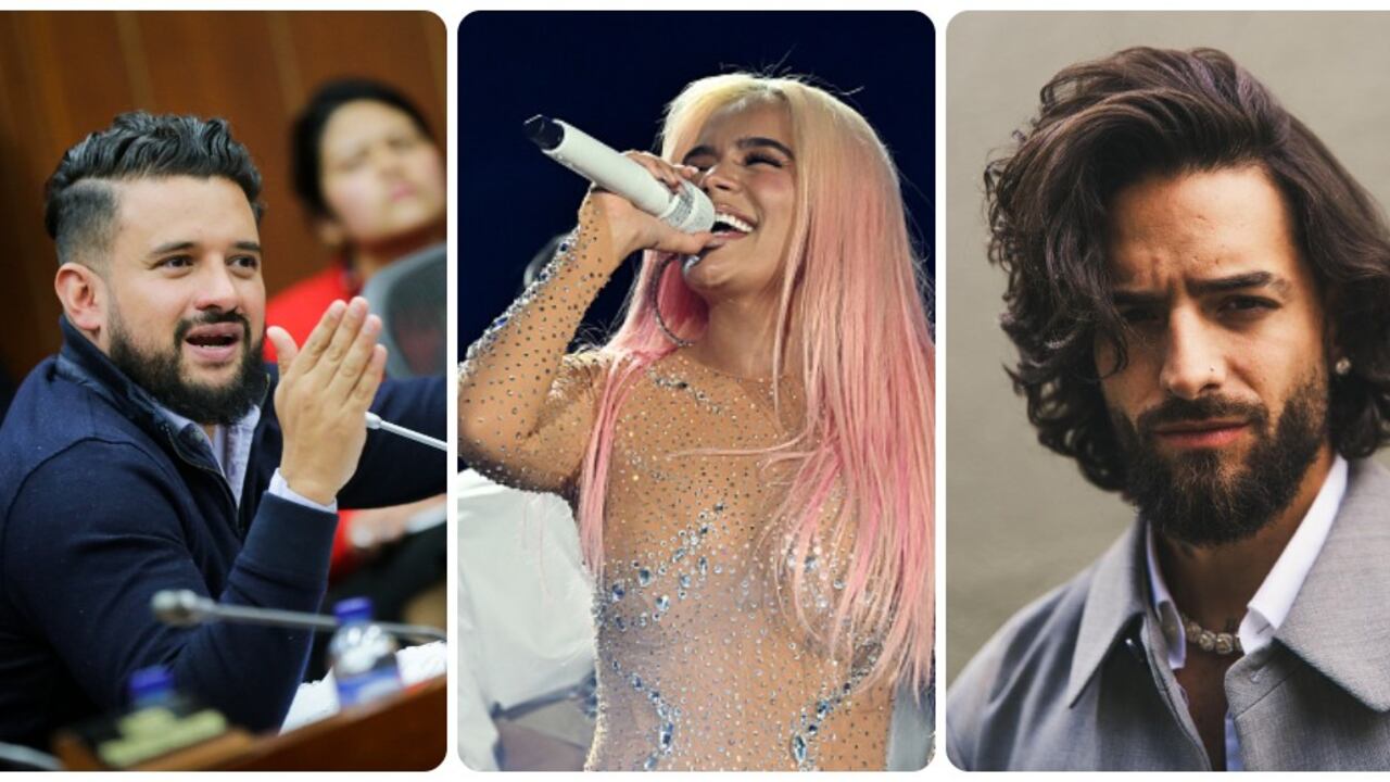 Inti Asprilla, Karol G y Maluma.