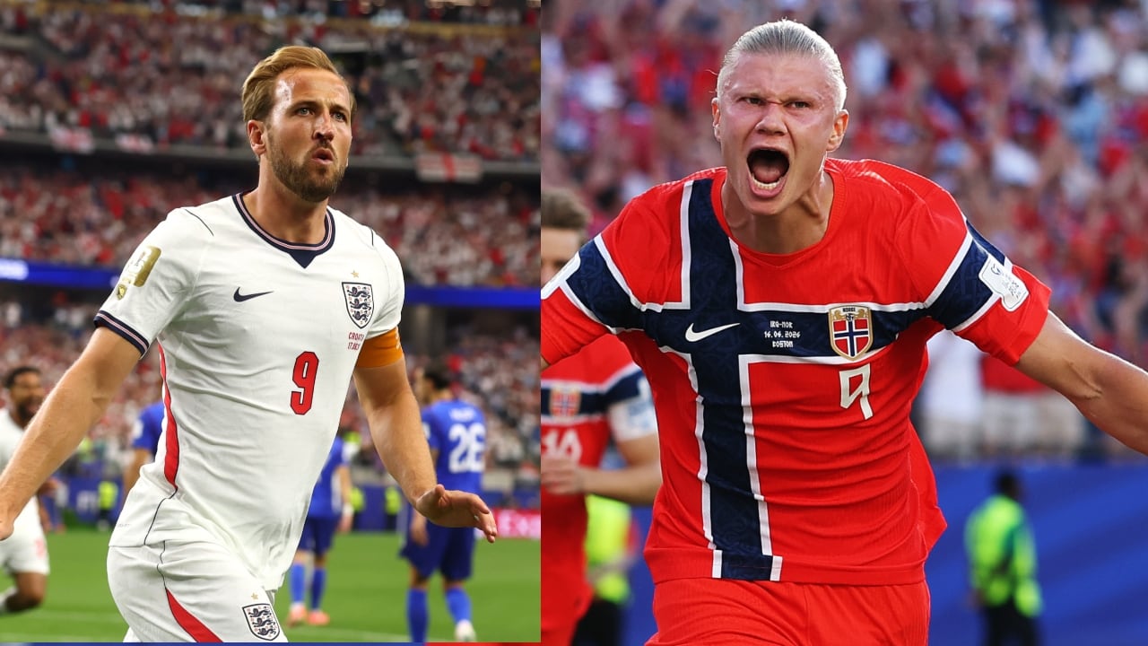 Harry Kane y Erling Haaland