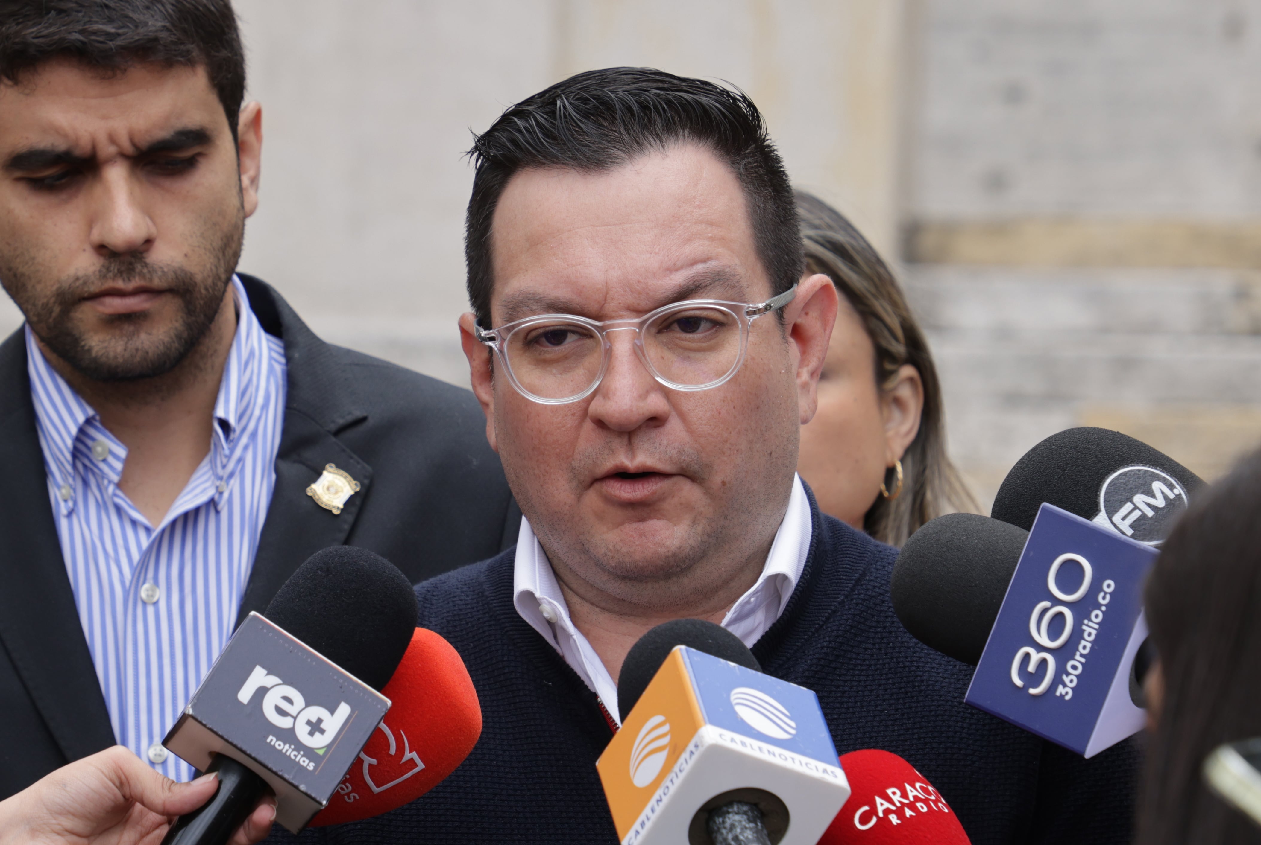 Rueda de prensa de  partidos de oposición sobre los  debates de moción de censura contra ministros del Gobierno de Gustavo Petro 
Bogota mayo 29 del 2024
Foto  Guillermo Torres Reina / Semana