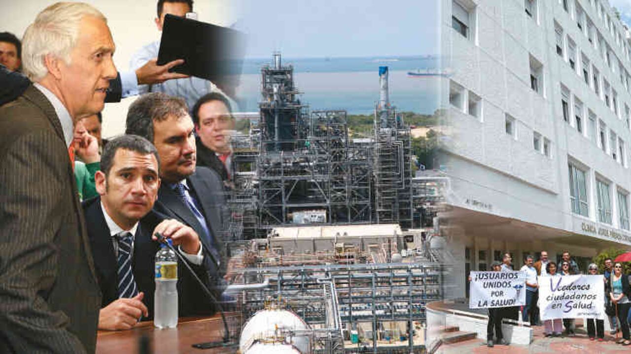 El exalcade de Bogotá Samuel Moreno (izquierda) y los Nule (derecha) purgan condenas por esquilmar los dineros públicos . El desfalco a las finanzas se da también en el sector energético y de la salud como lo recuerdad los casos de Reficar, Saludcoop y Cafesalud.