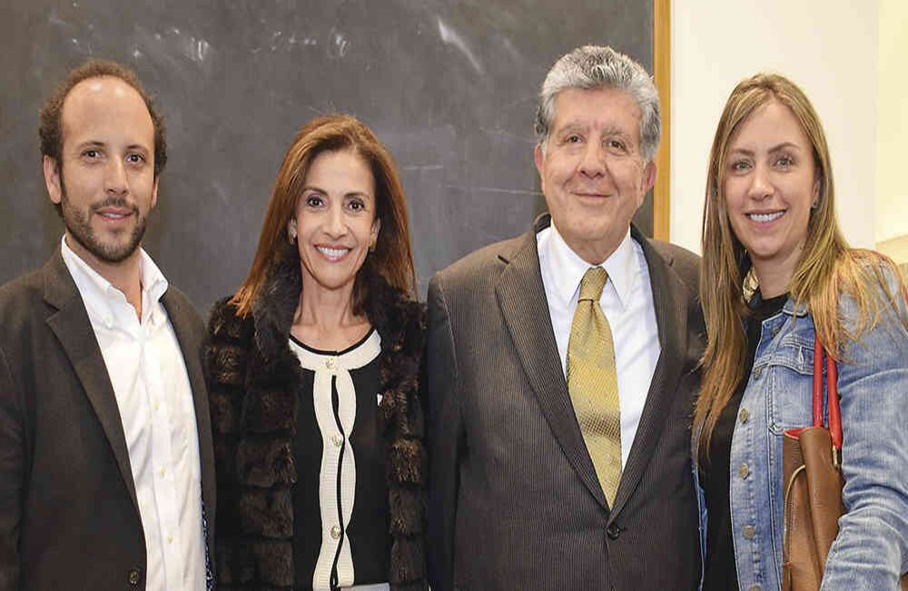 Felipe Sáenz, Marianela Manrique, Julio César Turbay y Mariana Villamizar.
