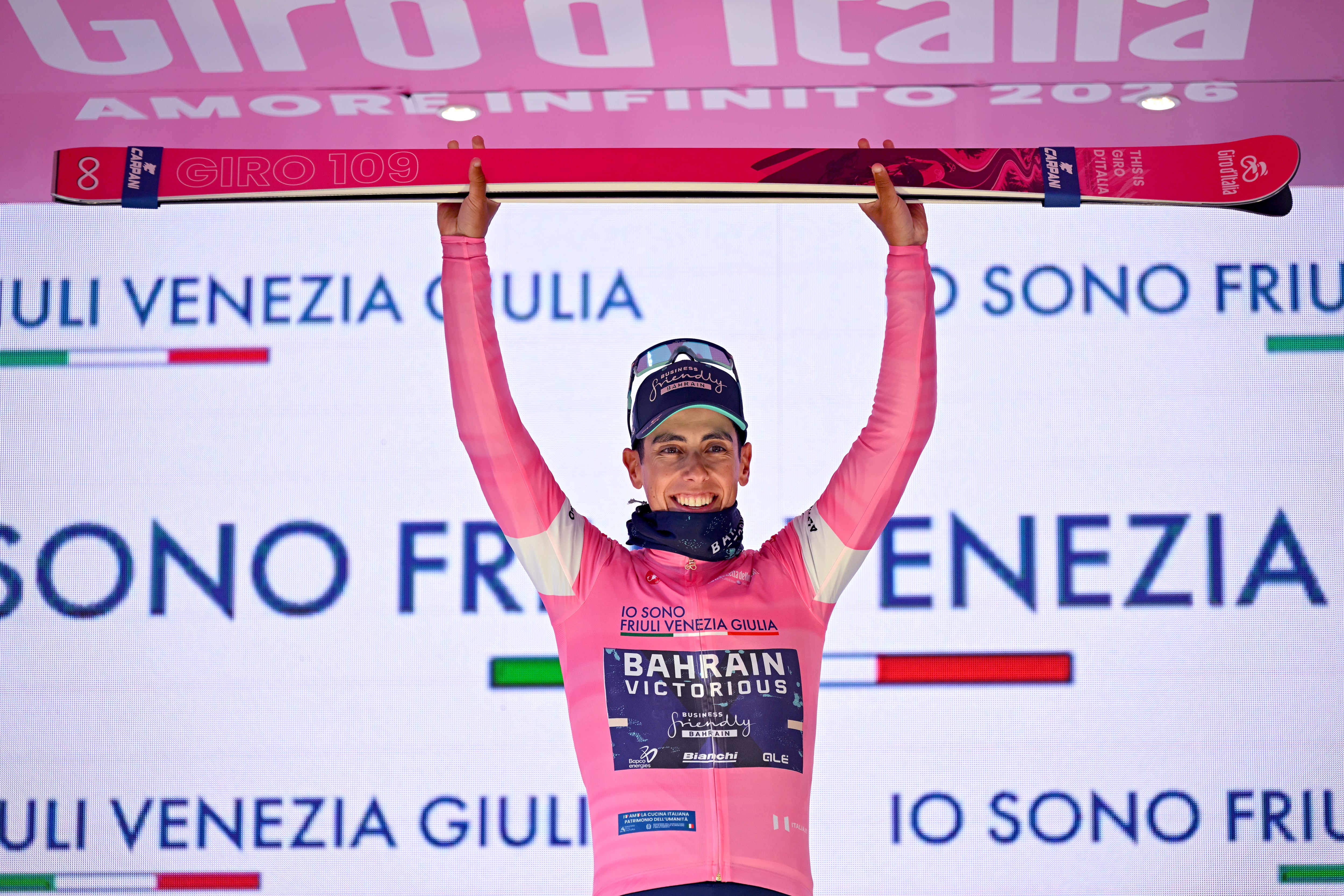 Afonso Eulalio sigue siendo líder del Giro de Italia.