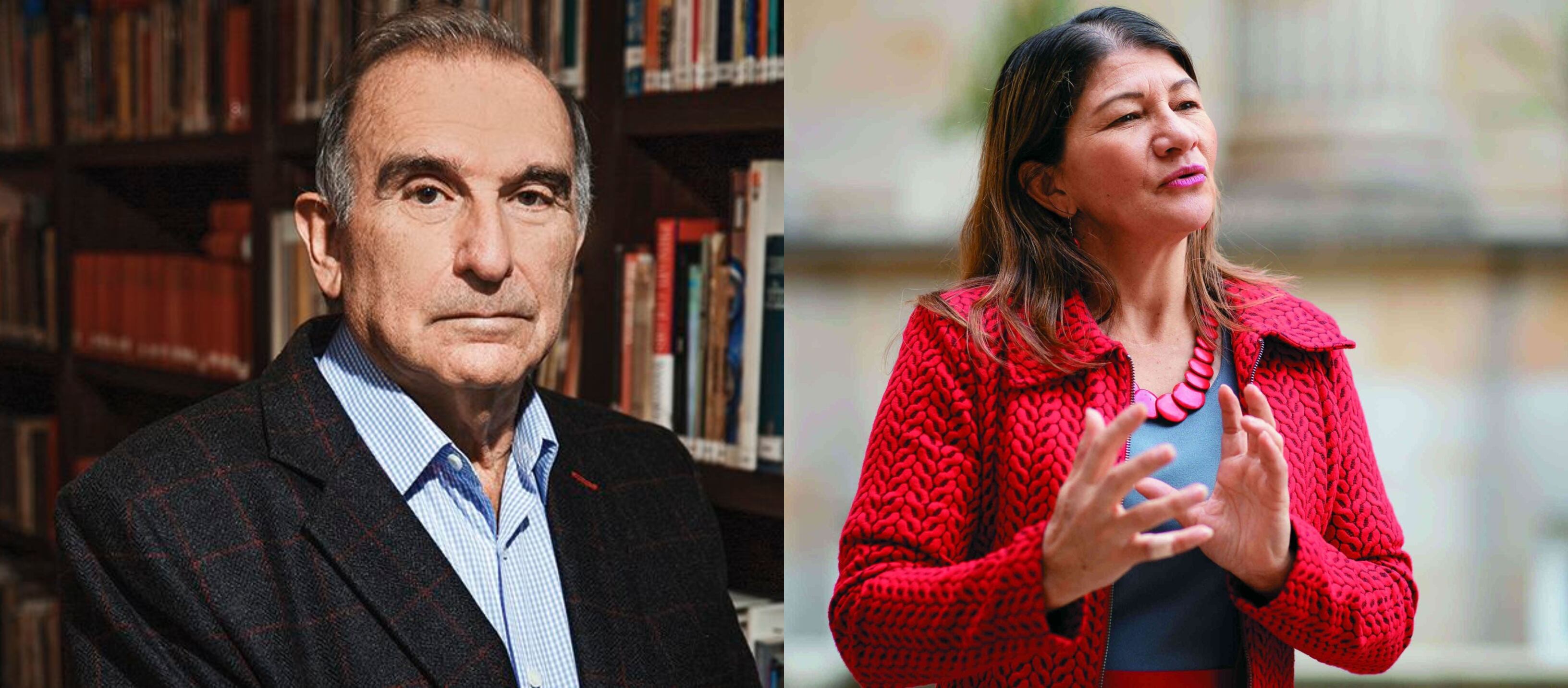 Humberto de la Calle y Sandra Ramírez