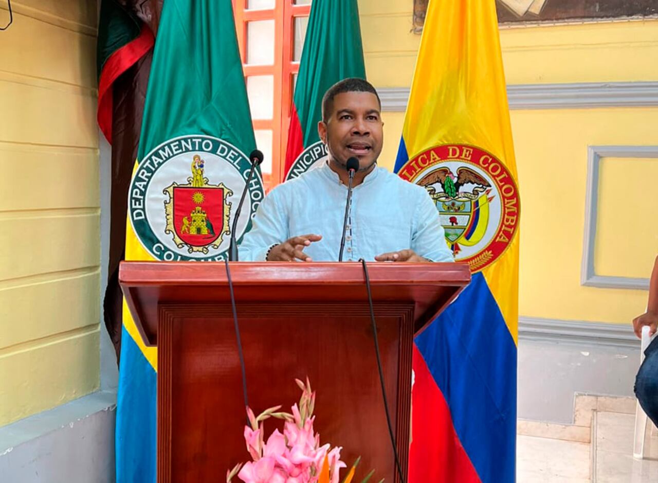 Rafael Bolaños, alcalde de Quibdó, ha recibido amenazas de grupos armados.