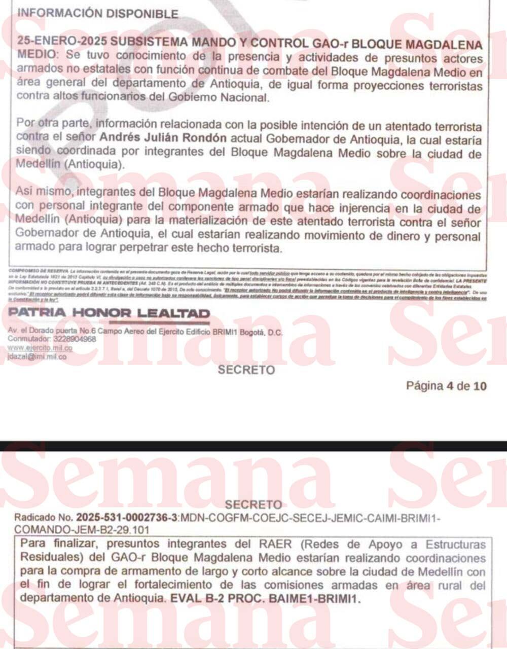 Documento Gobernador de Antioquia Andrés Julián Rendón