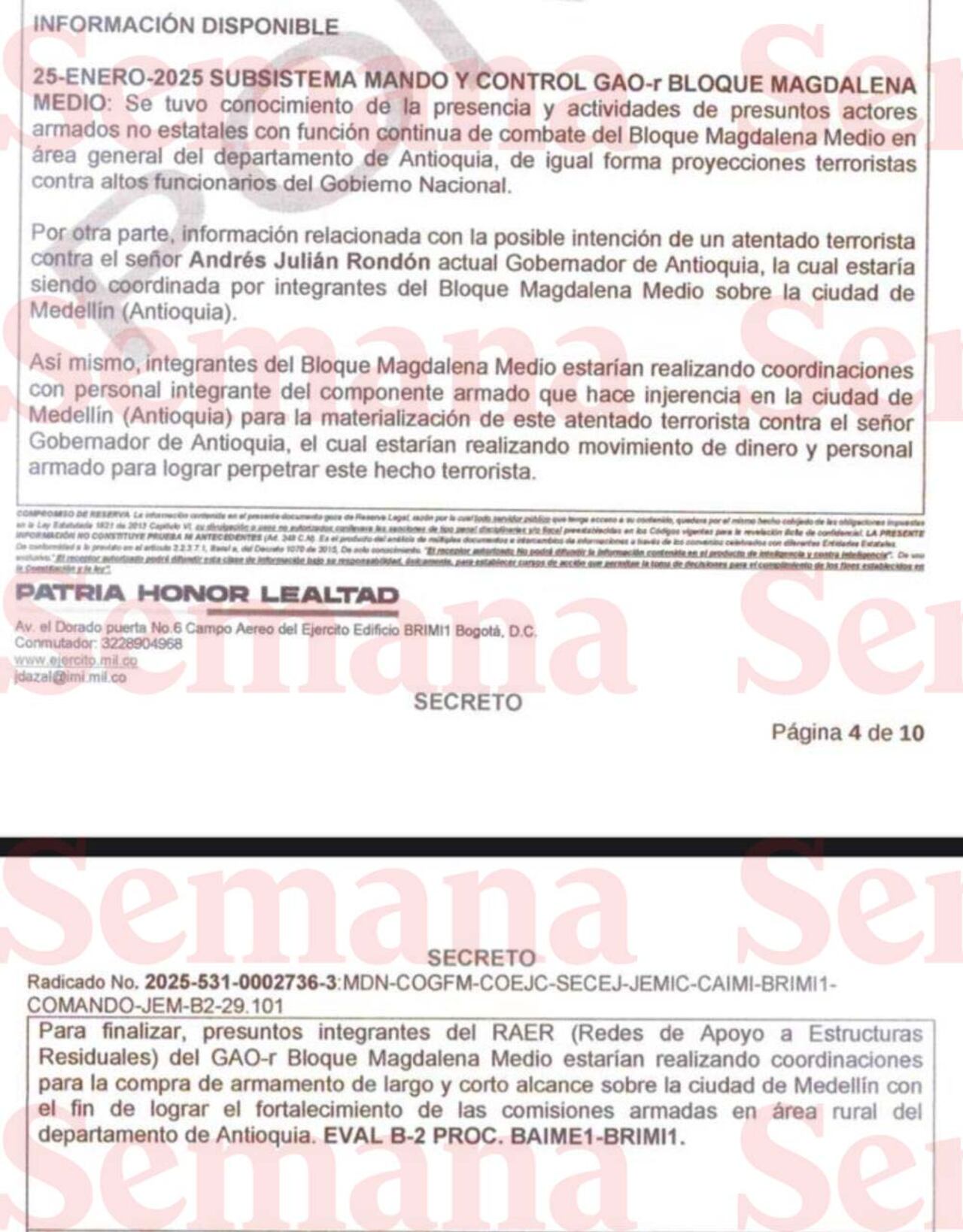 Documento Gobernador de Antioquia Andrés Julián Rendón