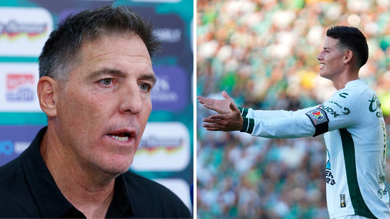 Eduardo Berrizo, encantado con James Rodríguez en el Club León