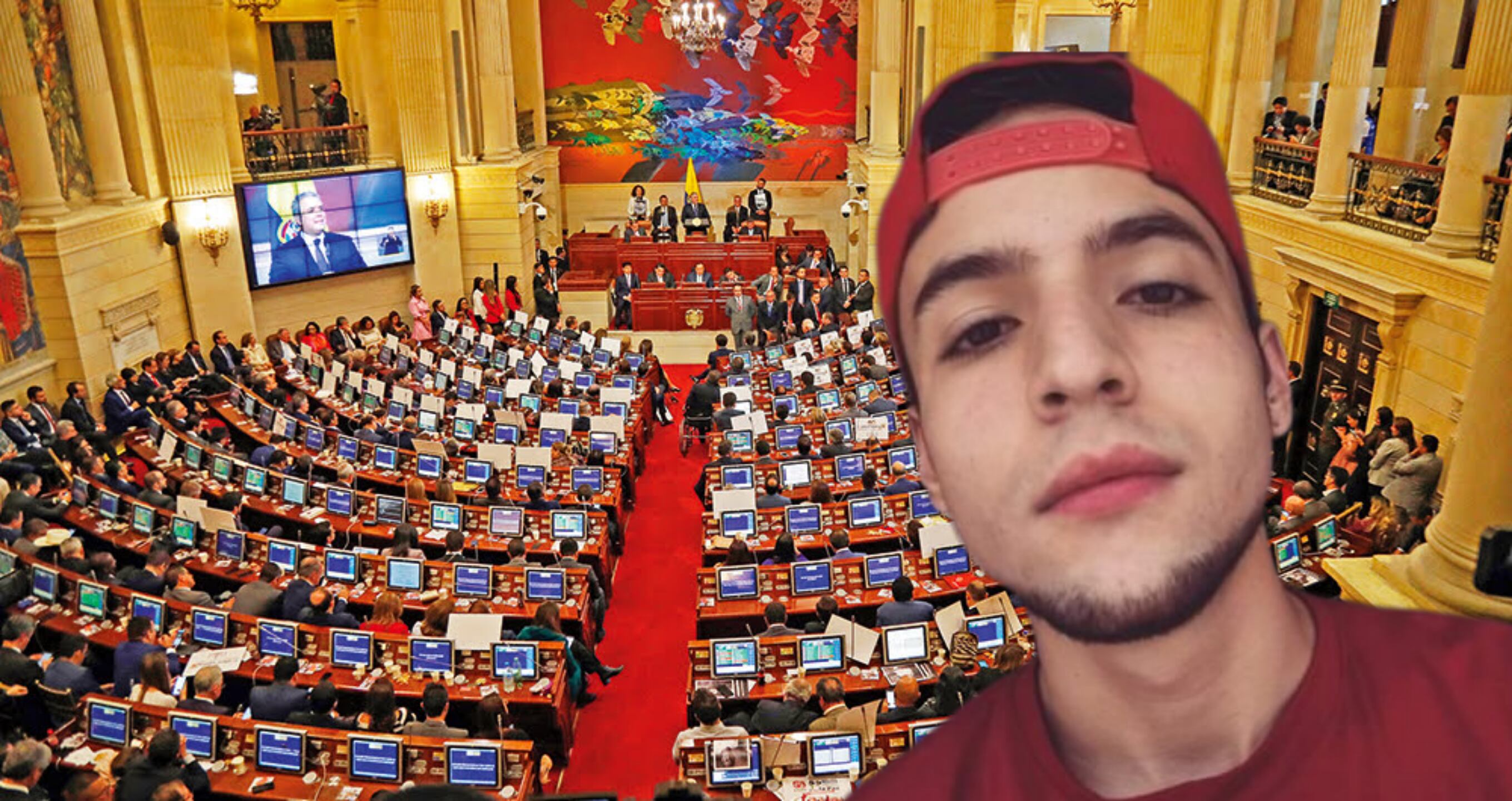 El influencer petrista David Rozo ha sido uno de los más críticos con lo sucedido con el proyecto de reducción de salarios de los congresistas.