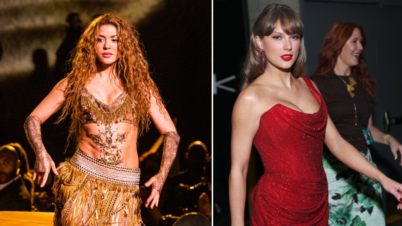 Shakira y Taylor Swift se encontraron en los Grammy.