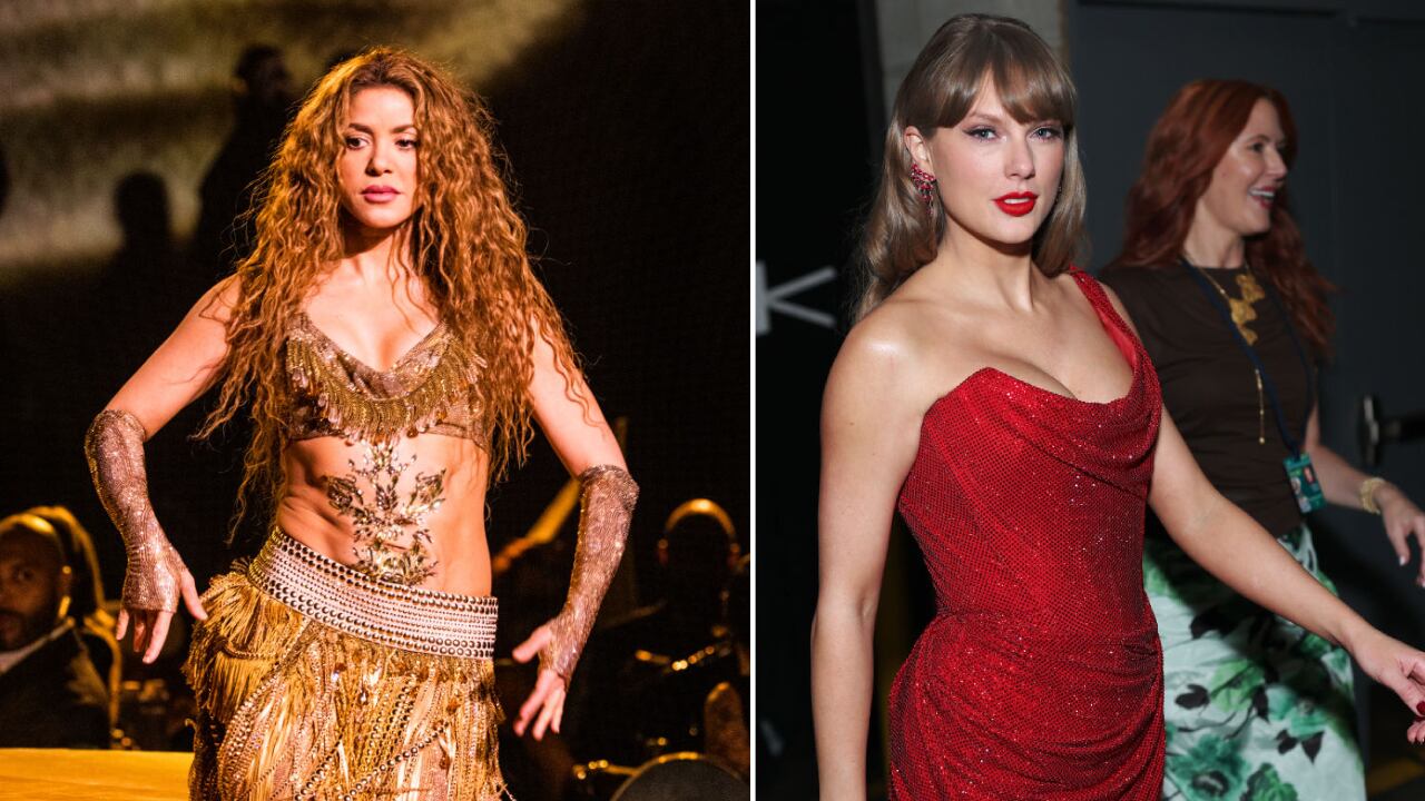Shakira y Taylor Swift se encontraron en los Grammy.