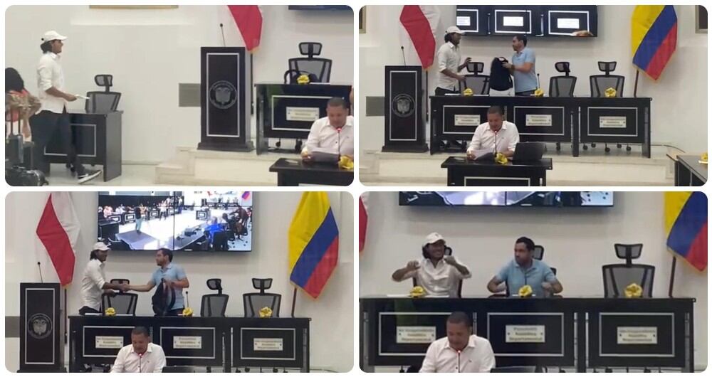 Reapareció Nicolás Petro en la Asamblea de Atlántico este 14 de marzo.