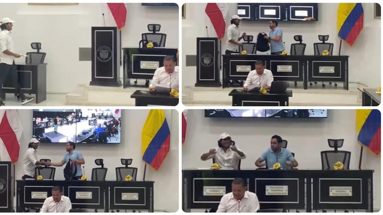 Reapareció Nicolás Petro en la Asamblea de Atlántico este 14 de marzo.