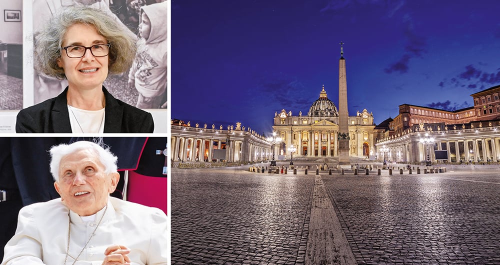 La nominación de Nathalie Becquart como subsecretaria del Sínodo de los Obispos incomodó a Benedicto XVI.