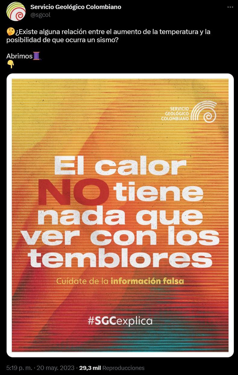 SGC - Sismos de Calor